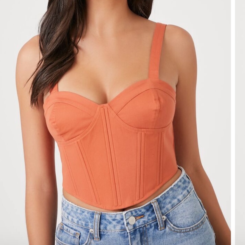 Bustier Sweetheart Crop Top